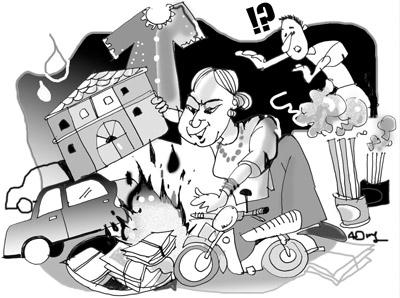 Đốt đồ mã gây lãng phí lớn