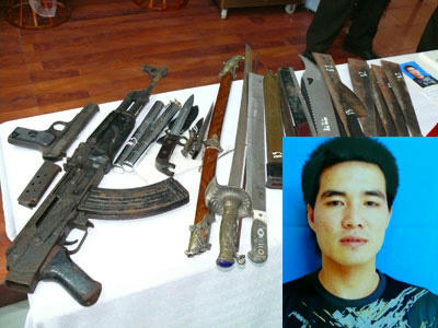 Lê Khắc Cường và tang vật vụ án