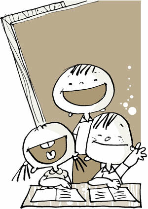 Tính cách của trẻ hình thành từ trường lớp,  gia đình và cộng đồng. 