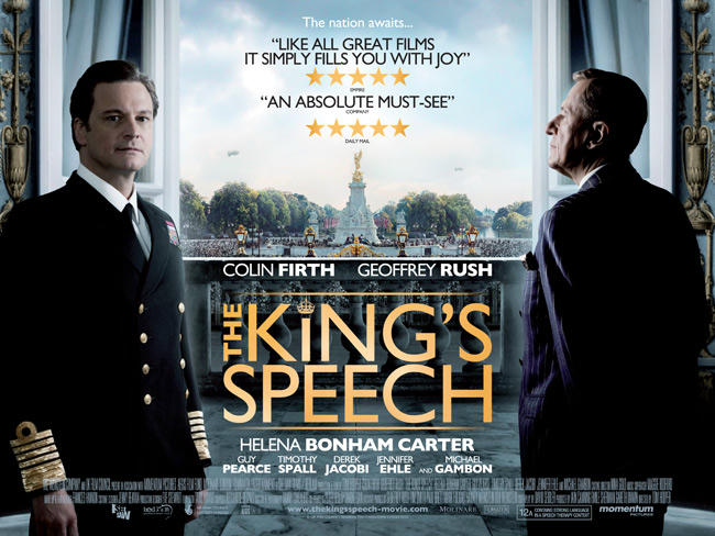 The King’s Speech thắng lớn tại oscars 2011