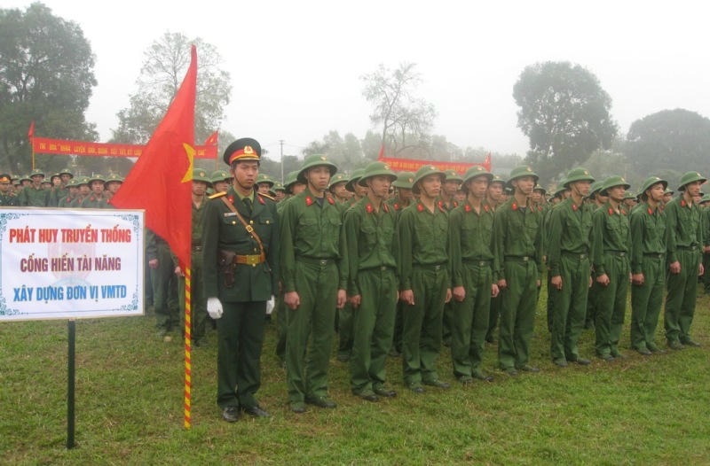 Đơn vị S92 trong Lễ ra quân huấn luyện