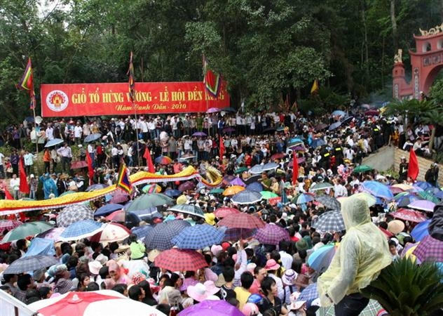 Lễ hội Đền Hùng. Ảnh minh họa