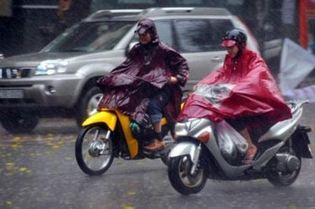 Do ảnh hưởng của không khí lạnh, ở Bắc Bộ có mưa, mưa vừa, có nơi mưa to và rải rác có dông...