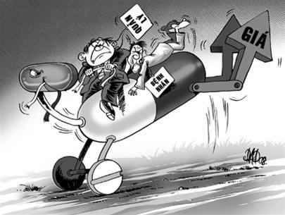 Hình minh họa giá thuốc tăng