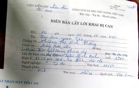 Tài liệu bị bỏ ngoài hồ sơ