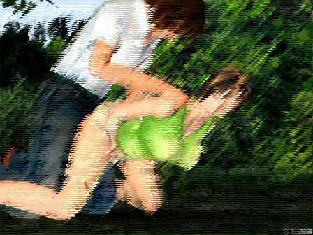 Cảnh trong game Rapelay