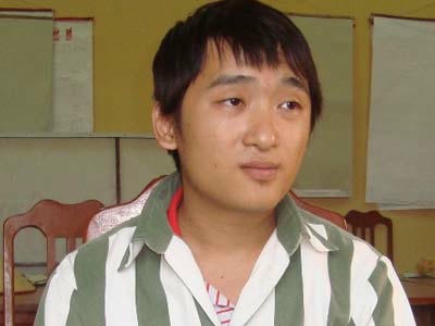 Bị cáo Nghiêm Viết Thành trong trại giam