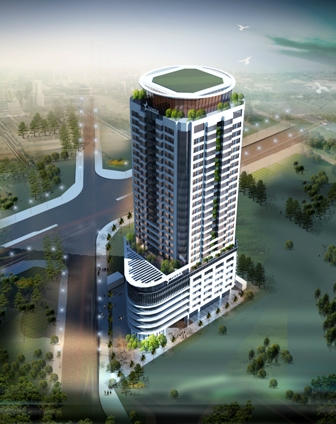 Mô hình mẫu tòa nhà Star Tower.