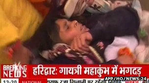 Một người bị thương, Ảnh AFP