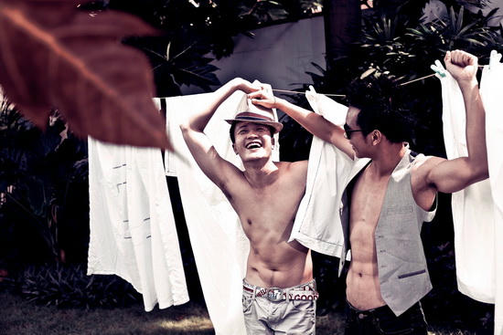 Một cảnh trong phim “Hot boy nổi loạn và câu chuyện về thằng cười, cô gái điếm và con vịt”