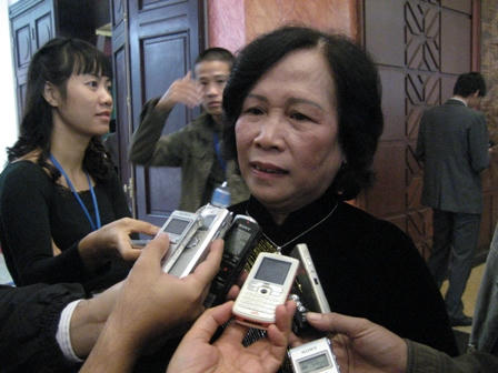 Bộ trưởng Phạm Thị Hải Chuyên.