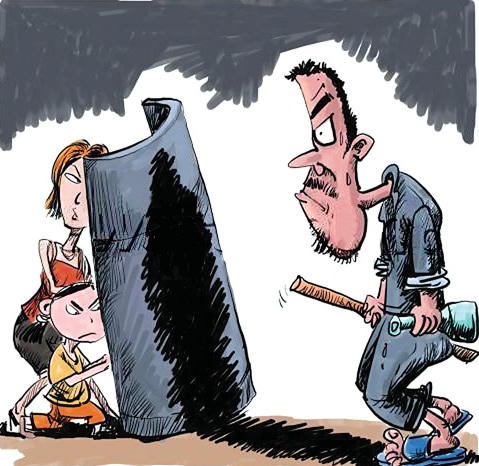 Bao giờ xã hội có lá chắn hữu hiệu cho nạn nhân bị bạo hành gia đình?. Hình minh họa