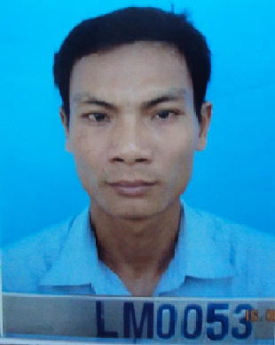 Sơn Quốc Trưởng khi mới bị bắt. 