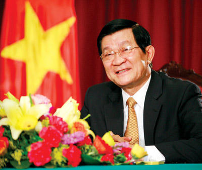 Chủ tịch nước Trương Tấn Sang.