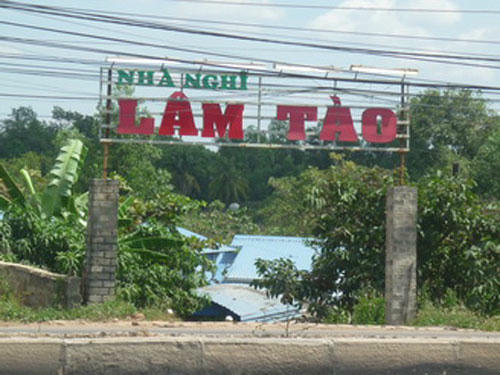 Nhà nghỉ nơi xảy ra vụ cháy.