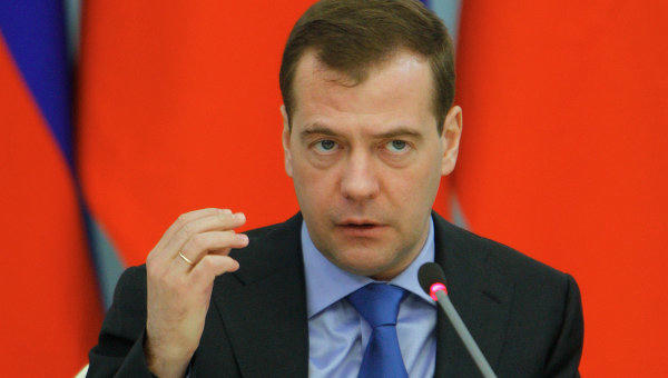Tổng thống Medvedev. Ảnh: RIA