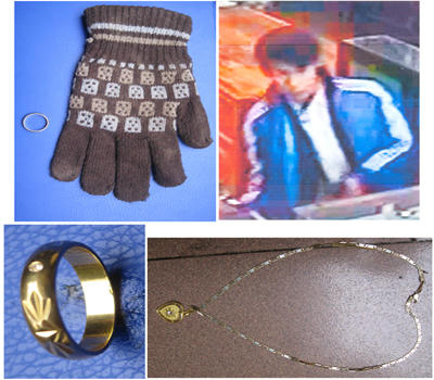 Di ảnh hung thu và tang vật thu được tại hiện trường