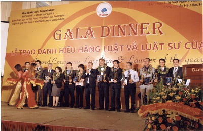 Lễ trao Danh hiệu Hãng luật và Luật sư năm 2010