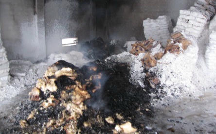 Hiện trường vụ cháy 