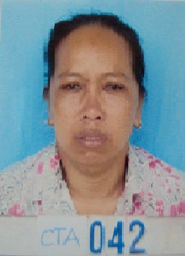 Đối tượng Lương Ngọc Mai thời điểm mới bị bắt.