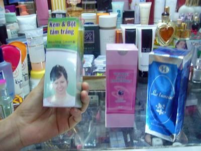 Mê hồn trận các loại kem tắm trắng