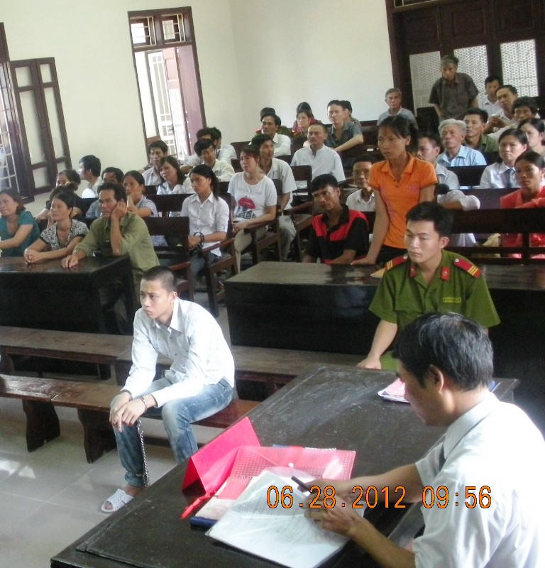 Bị cáo Lê Văn Lượng tại tòa.