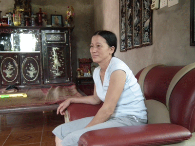    Người mẹ khốn khổ Nguyễn Thị Tịnh.