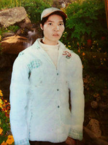 Di ảnh nạn nhân Bùi Quang Huy