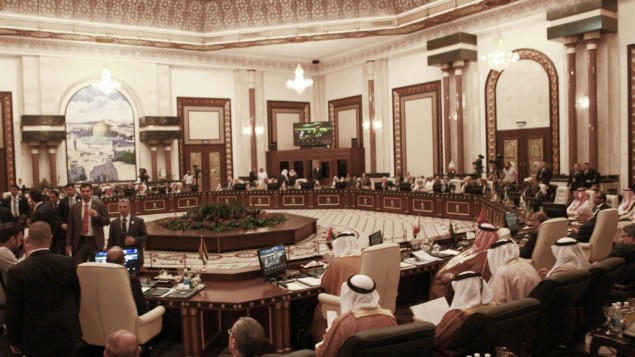 Các ngoại trưởng AL tại cuộc họp. Ảnh: AP