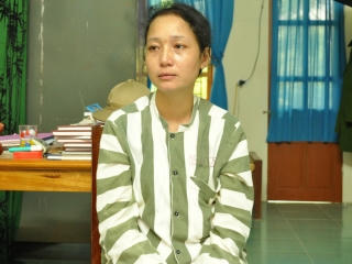 Phạm nhân Lê Thị Ngân.