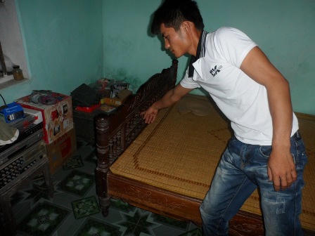 Anh Lê Văn Danh thuật lại hiện trường vụ việc.