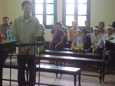 Lê Văn Tú tại phiên sơ thẩm