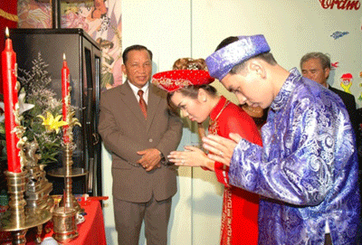 Một lễ cưới theo phong tục truyền thống