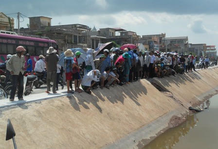 Hiện trường xảy ra vụ việc