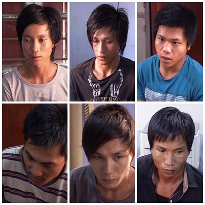 các đối tượng trong băng cướp trên QL 1A