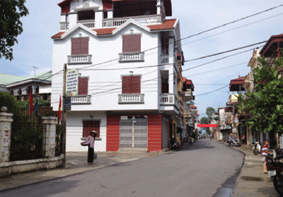  Đường làng ở xã Đại Đồng, huyện Thạch Thất sau khi được đầu tư.