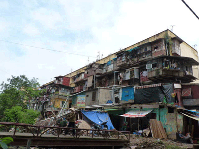 Nhếch nhác chung cư cũ