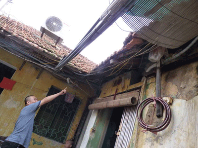 Nỗi lo nhà sập
