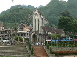 Nhà thờ đá Sa Pa. Ảnh: M.H