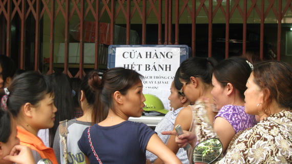 Hình ảnh đáng mong ước của bất cứ nhãn hàng nào kinh doanh mùa trung thu