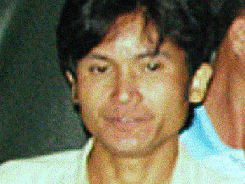 Đối tượng Trần Thanh Nhiên có biểu hiện tâm thần. Ảnh do cơ quan công an cung cấp