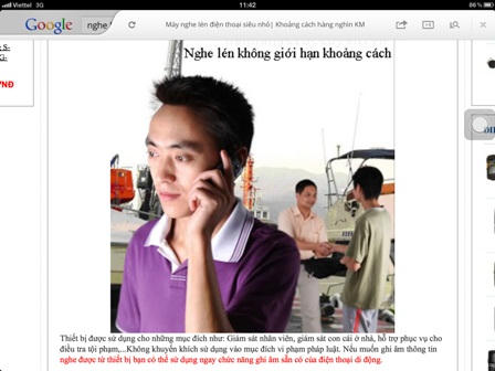 Cần xử lý hàng vi bán và mua thiết bị nghe lén