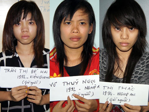 Các nữ quái tại Bình Dương.