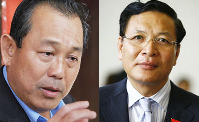 Chánh án Trương Hòa Bình và Bộ trưởng Phạm Vũ Luận