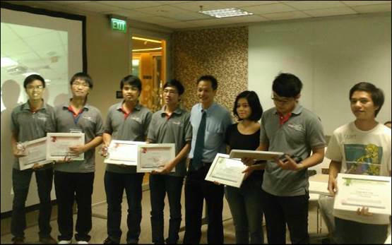 Đội Bluetooth tại lễ trao giải.