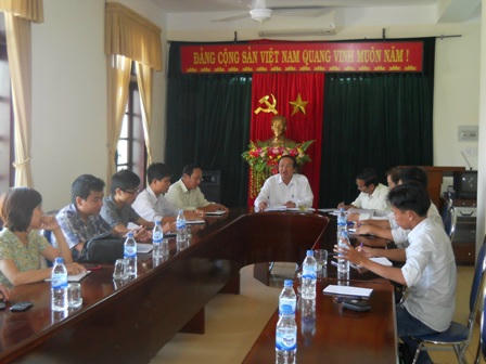 Quảng cảnh cuộc họp sáng nay.