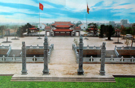 Toàn cảnh Khu tưởng niệm Vương triều nhà Mạc