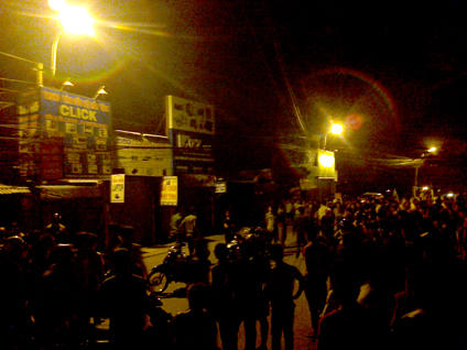 Hiện trường nam sinh viên bị đâm chết