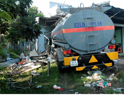 Hiện trường xảy ra vụ việc