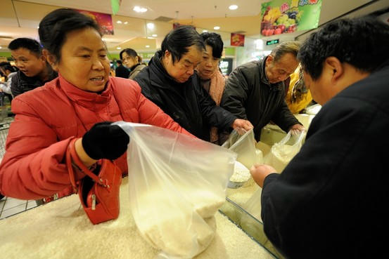 Người Trung Quốc đang quay lưng với lúa gạo sản xuất trong nước. Ảnh: Internet